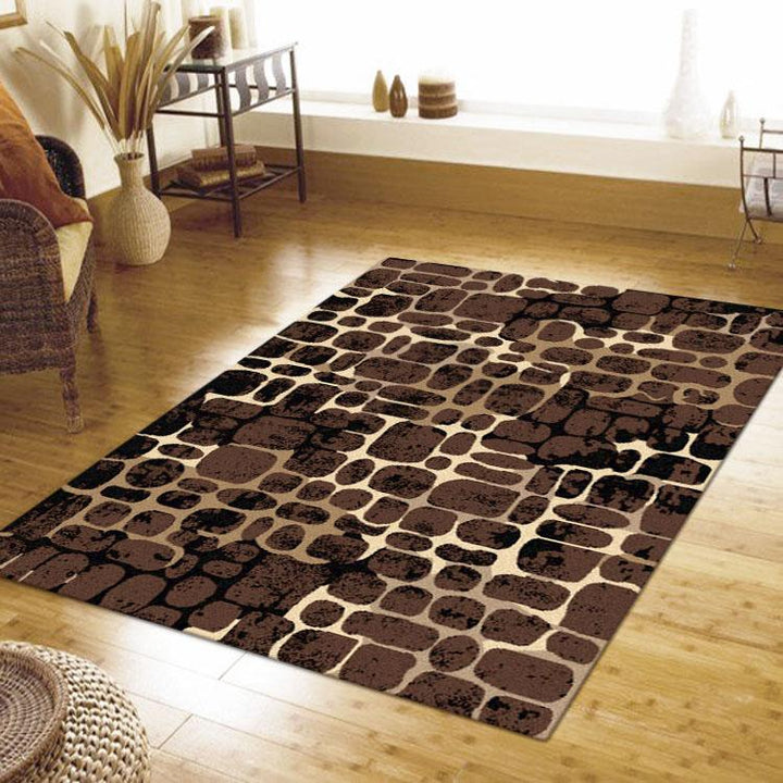 Affordable 2013 Brown Modern Rug