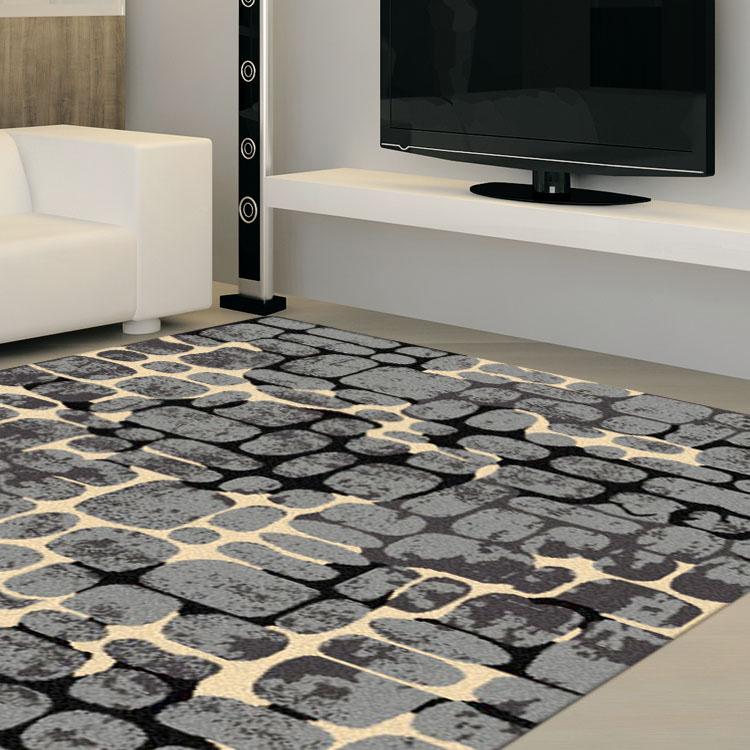 Affordable 2013 Grey Modern Rug