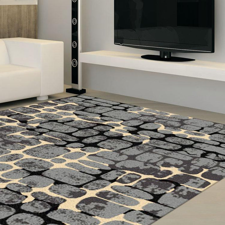 Affordable 2013 Grey Modern Rug