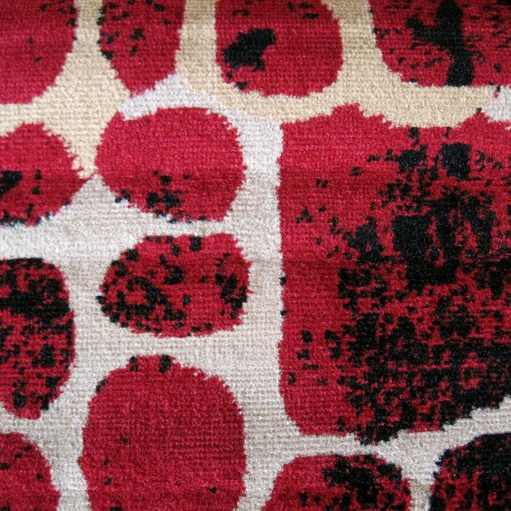Affordable 2013 Red Modern Rug