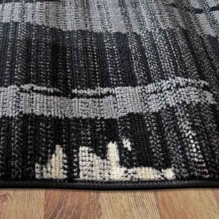 Affordable 2120 Black Hallway Runner