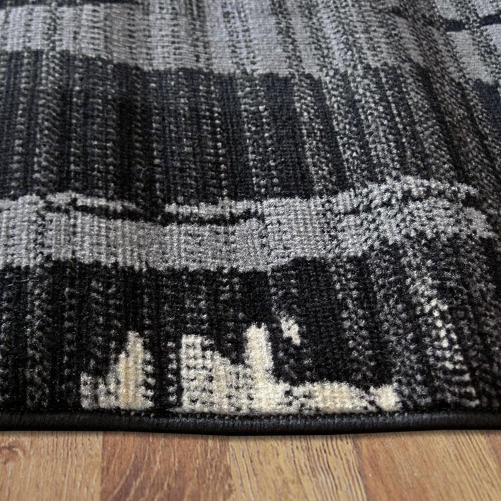 Affordable 2120 Black Hallway Runner