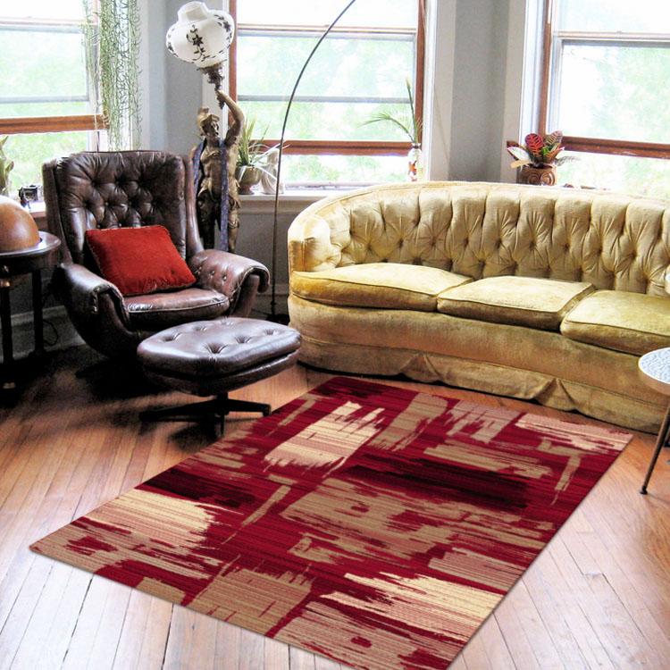 Affordable 2120 Red Rug