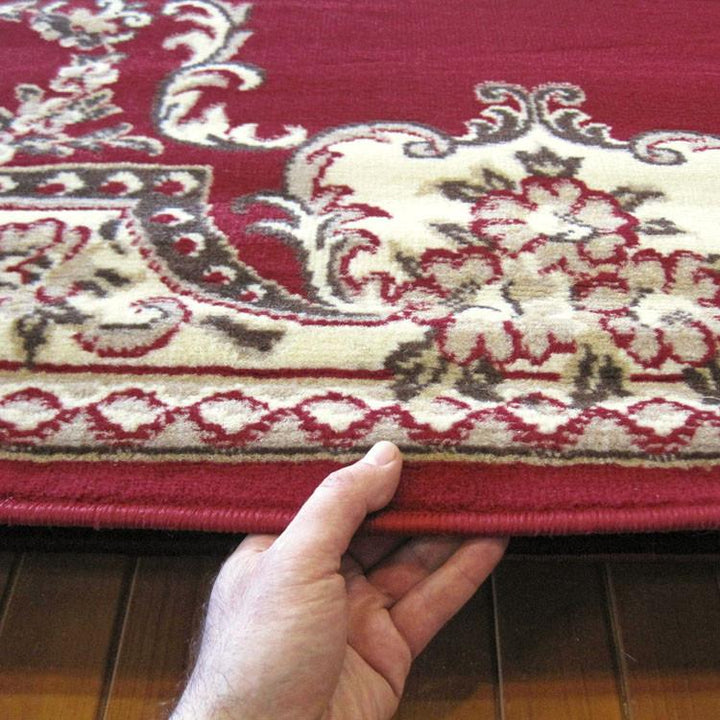 Affordable 6151 Red Budget Rug