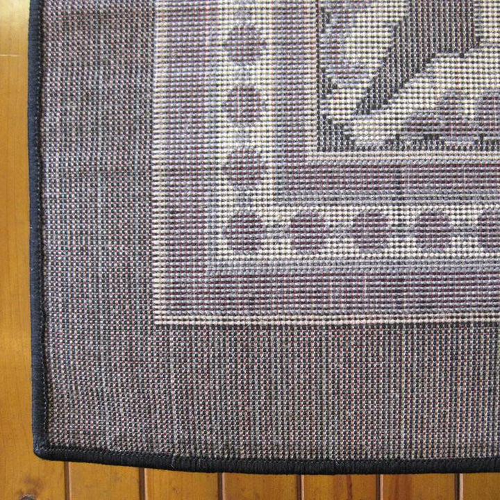 Affordable 6334 Black Hallway Runner