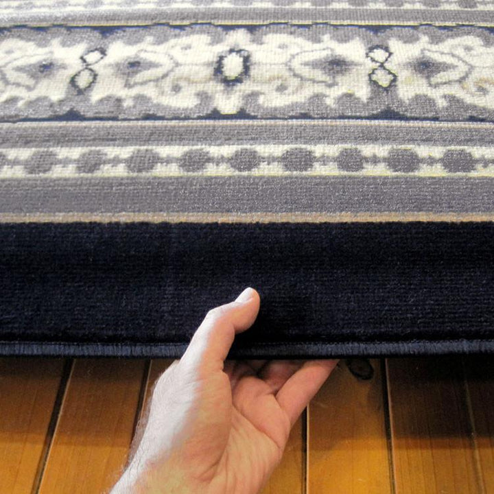 Affordable 6334 Black Hallway Runner