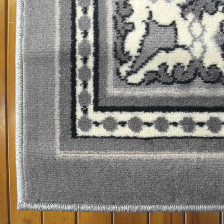 Affordable 6334 Grey Hallway Runner