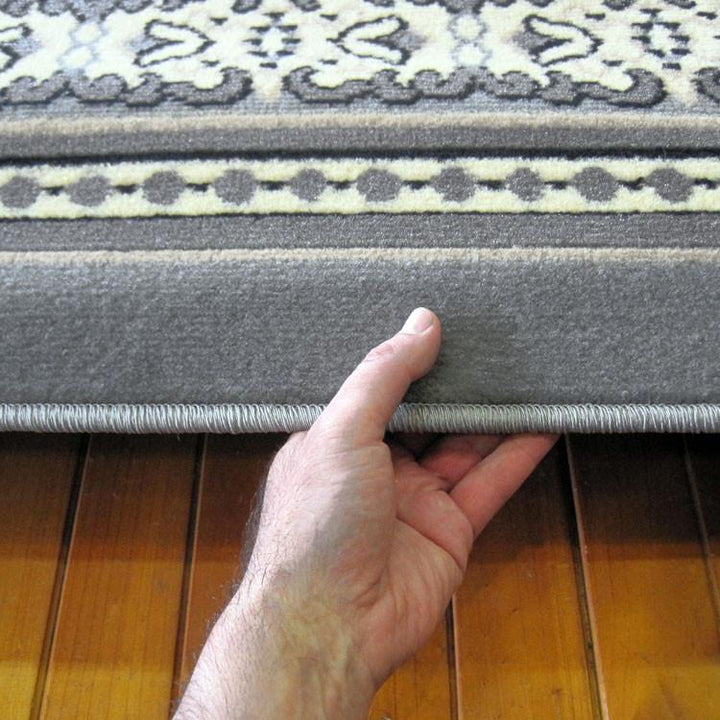 Affordable 6334 Grey Hallway Runner