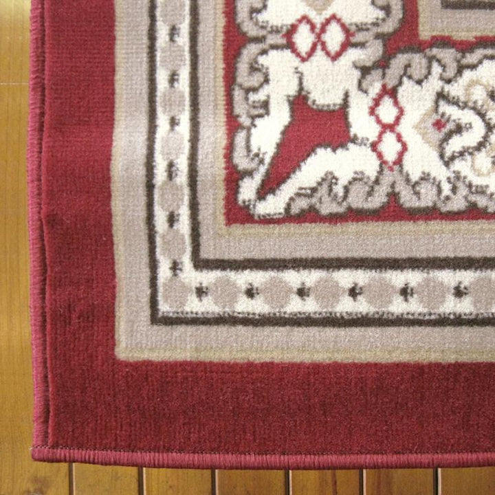 Affordable 6334 Red Hallway Runner