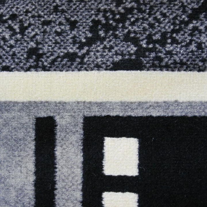 Affordable 6336 Black Hallway Runner