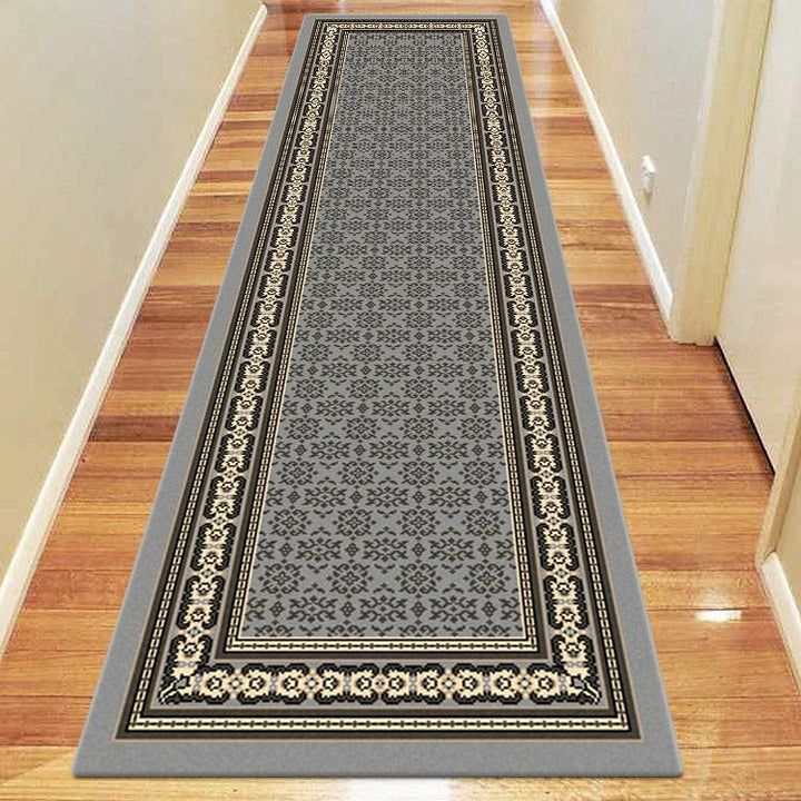 Affordable 6334 Grey Hallway Runner
