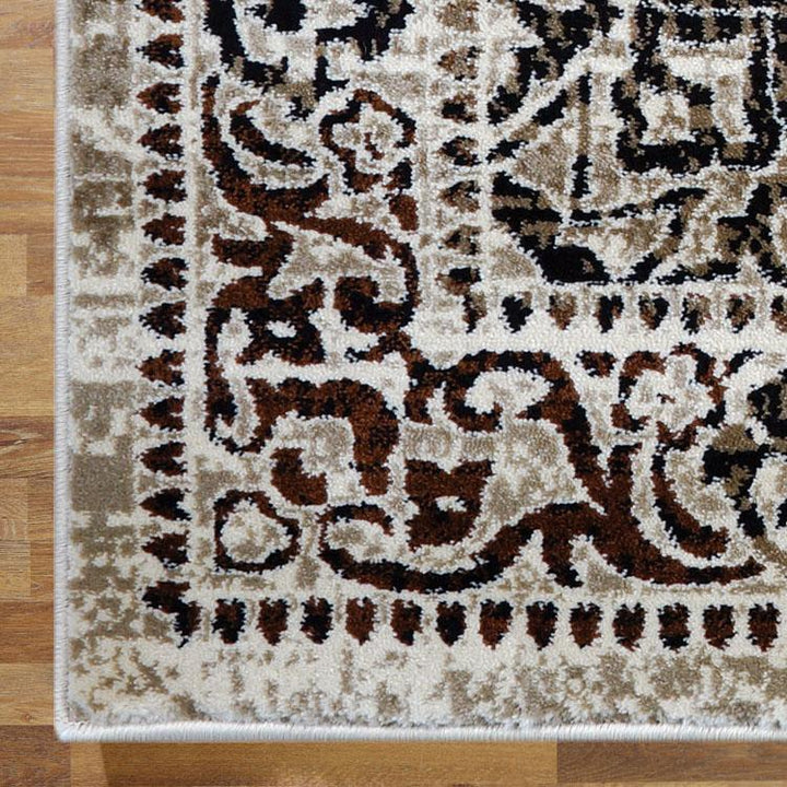 Desert 892 Beige Round Rugs