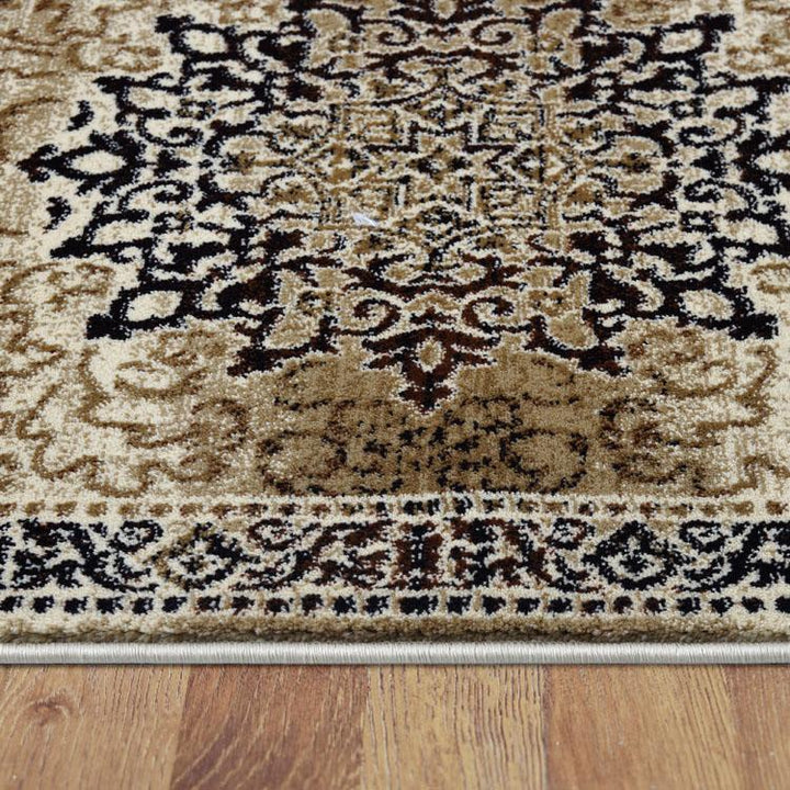Desert 892 Beige Round Rugs
