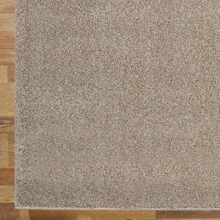 Simple 6365 Dark Beige Hallway Runner