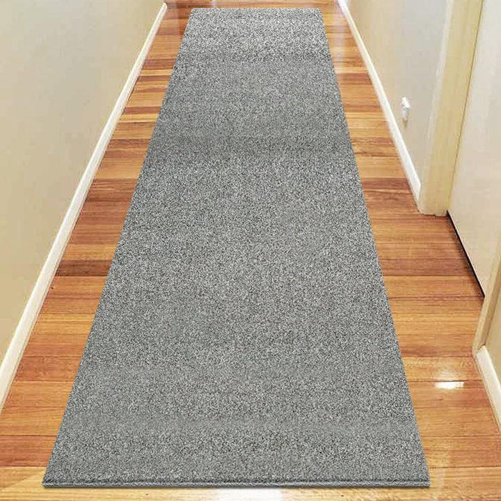 Simple 6365 Grey Hallway Runner