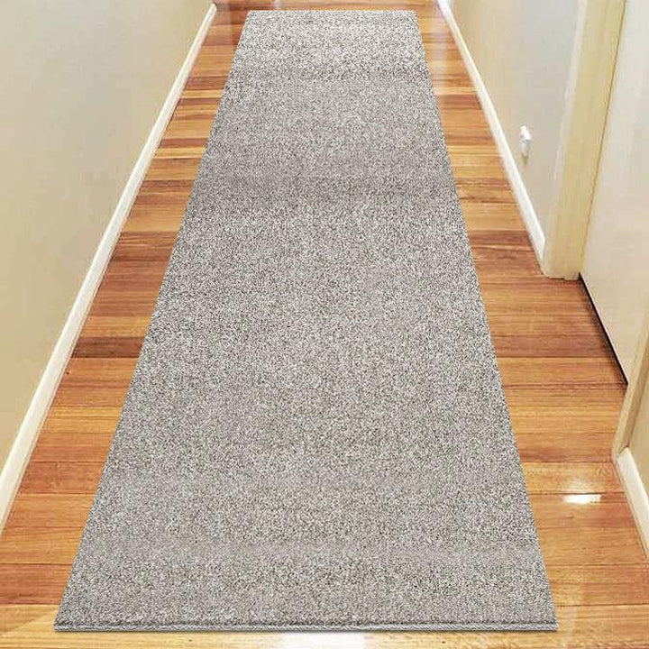 Simple 6365 Light Grey Hallway Runner