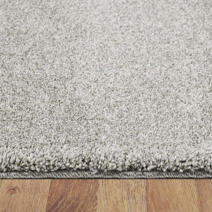 Simple 6365 Light Grey Hallway Runner